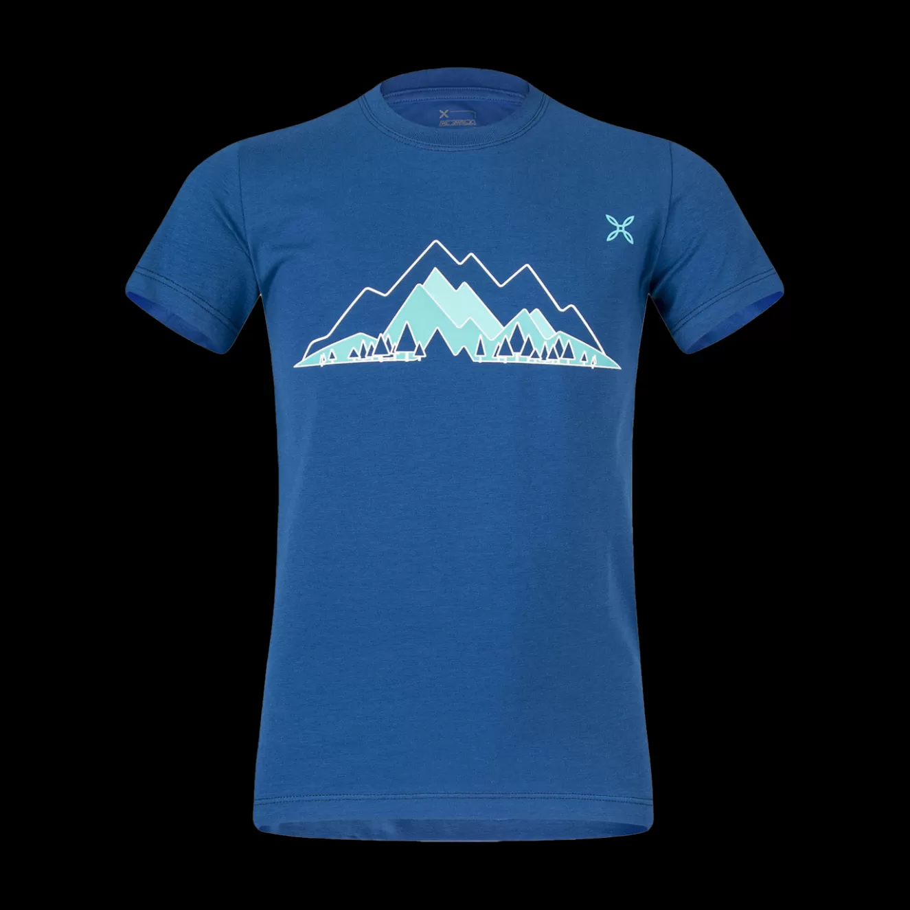 Montura Pile E Magliette<VALLEY T-SHIRT KIDS DEEPBLUE/CAREBLUE