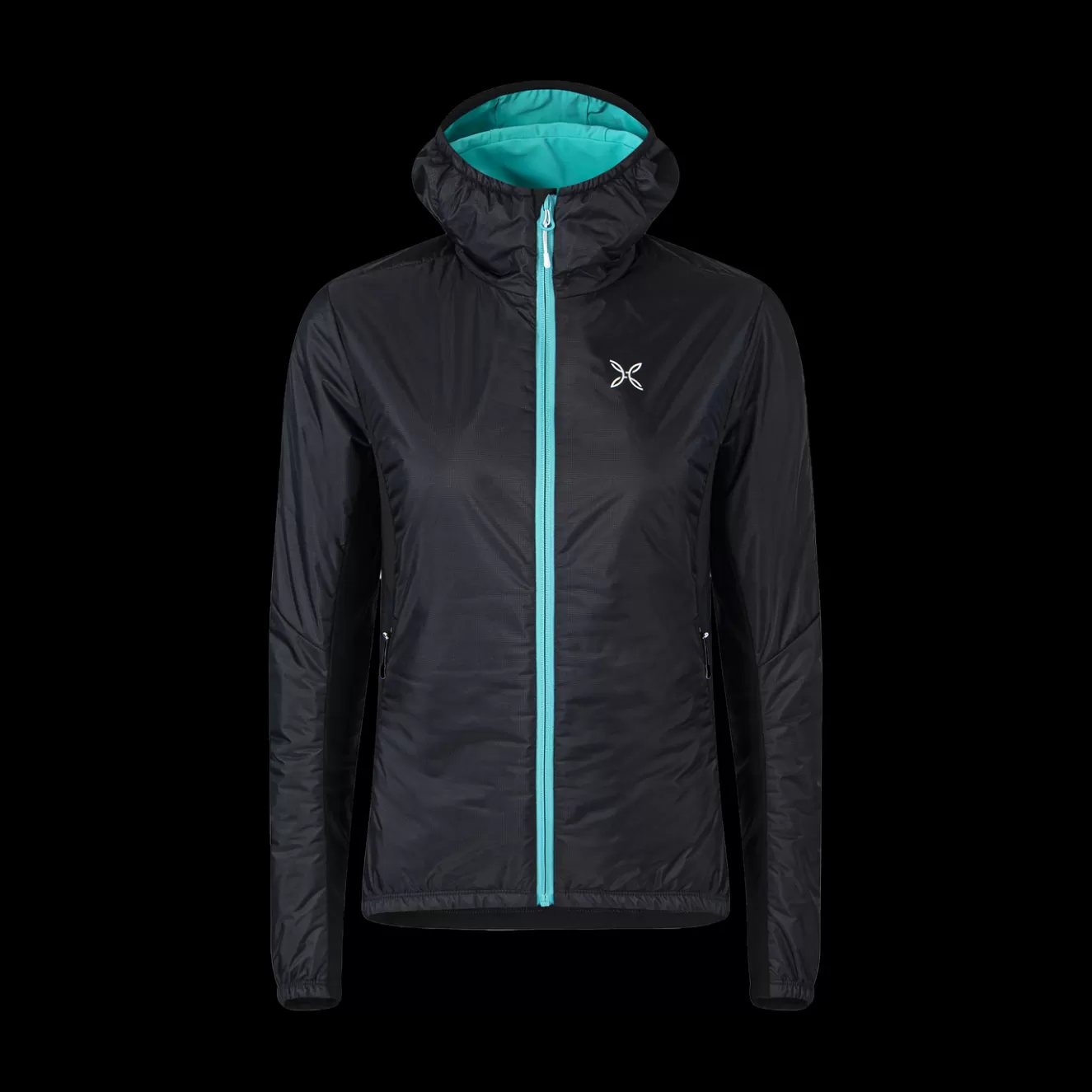 Montura Arrampicata | Giacche Imbottite<WONDERLAND JACKET WOMAN BLACK/CAREBLUE