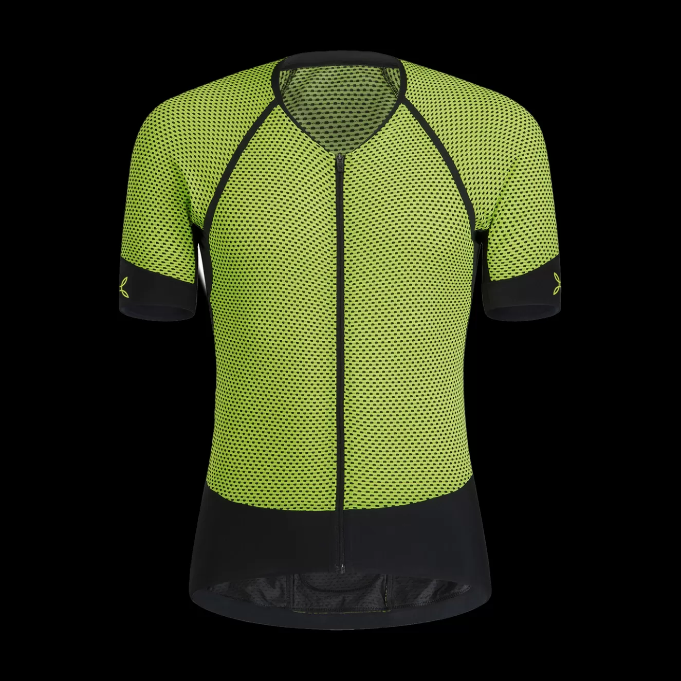 Montura Cycling | Magliette E Camicie<ZOLFO DRY FULL ZIP T-SHIRT VERDEACIDO